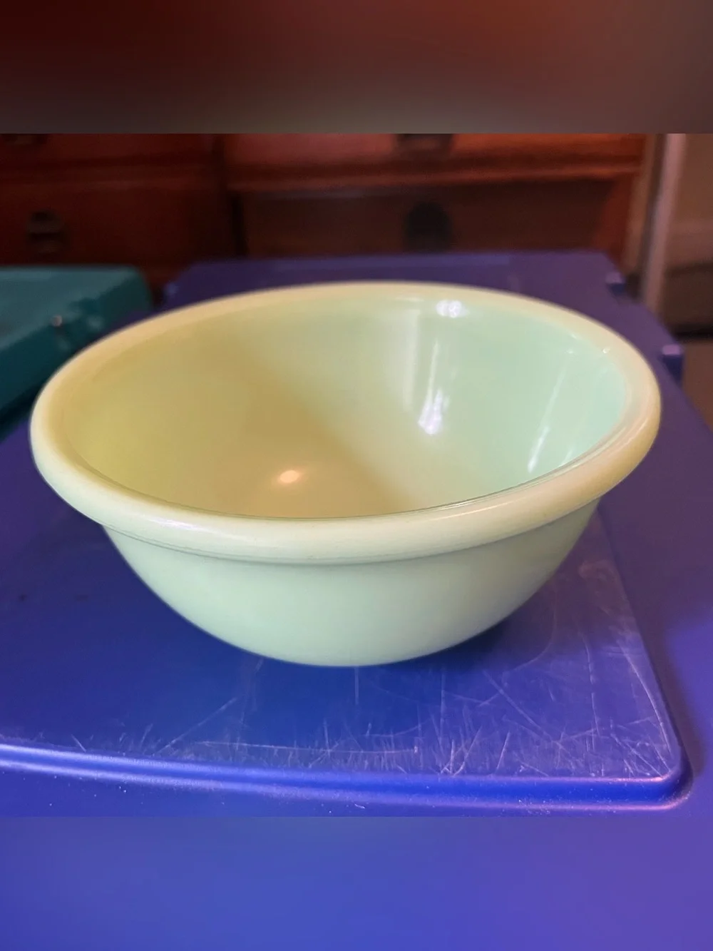 VINTAGE JADEITE MIXING BOWL